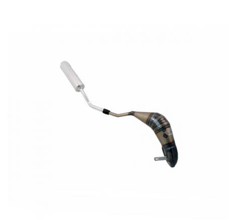 Marmitta Evok Iron Pipe saldata con silenziatore Shorty in Alluminio e Inox per Rieju MRT 50 09-22