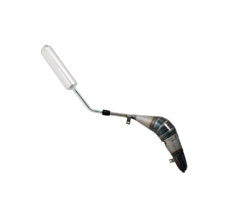 Marmitta Evok Iron Pipe saldata con silenziatore Shorty in Alluminio e Inox per Beta RR EN-SM 50 12-21