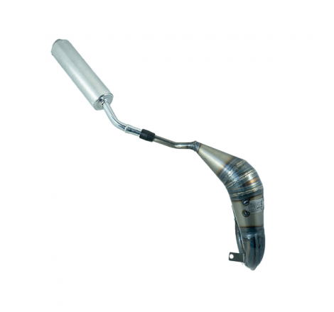 Marmitta Evok Iron Pipe saldata con silenziatore Shorty in Alluminio e Inox per Vent Baja-Derapage 50 19-22
