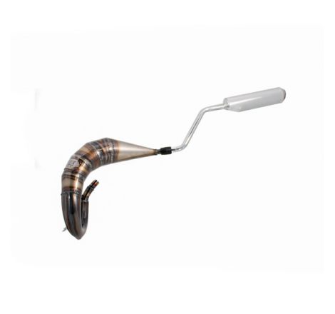 Marmitta Evok Iron Pipe saldata con silenziatore Shorty in Alluminio e Inox per Beta RR EN-SM 50 06-11