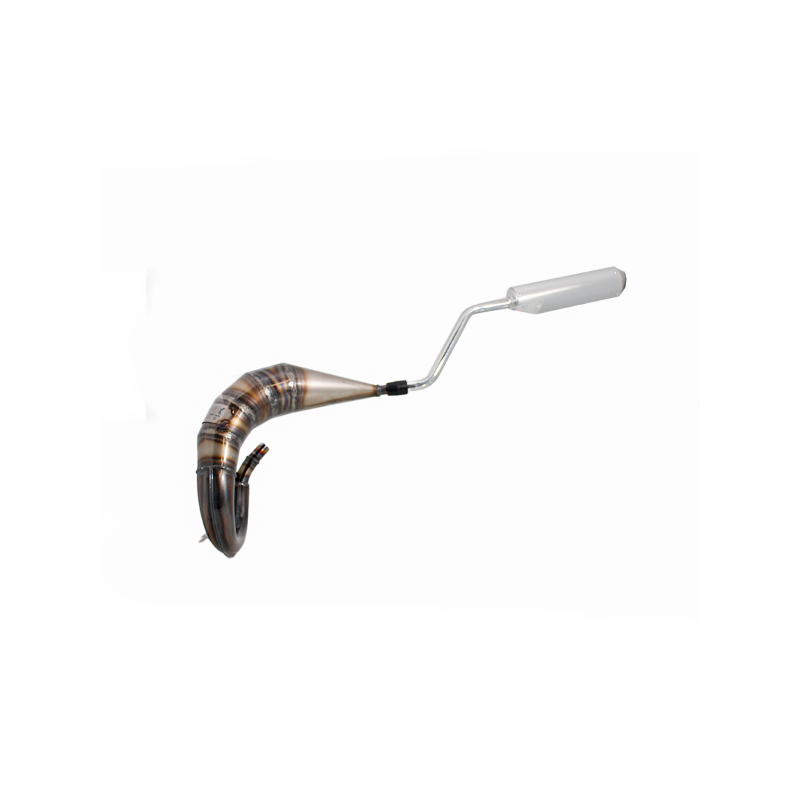 Marmitta Evok Iron Pipe saldata con silenziatore Shorty in Alluminio e Inox per Beta RR EN-SM 50 06-11