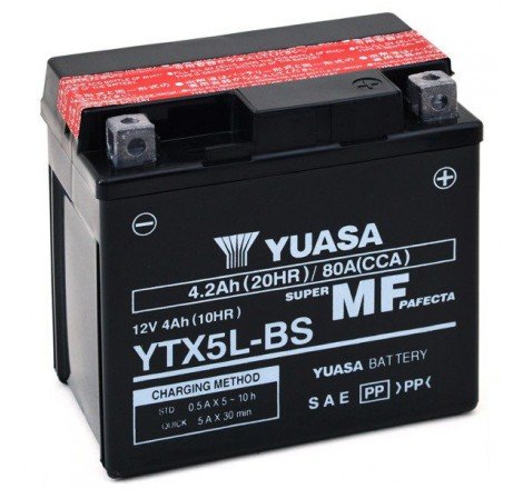 BATTERIA YUASA YTX5L-BS...