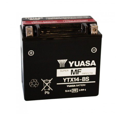 BATTERIA YUASA YTX14-BS...