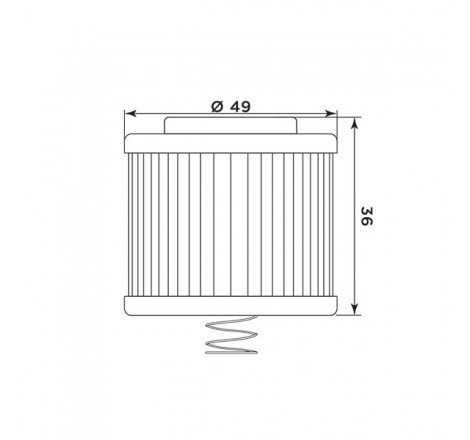 FILTRO OLIO MEIWA Y4020