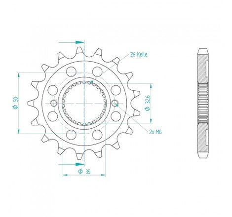 PIGNONE P530 - Z17...