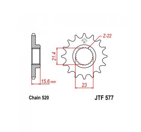 PIGNONE P520 - Z16 (DIS.21604)