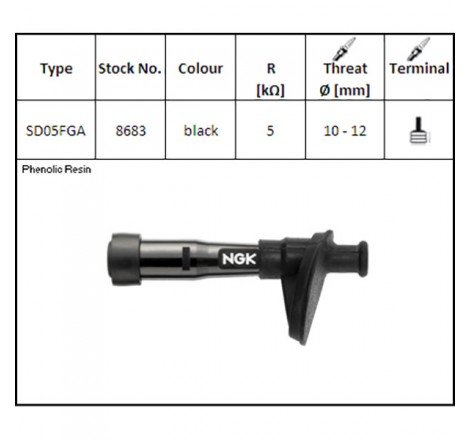 ATTACCO CANDELA NGK SD05FGA