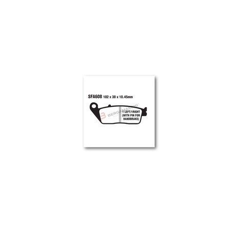 PASTIGLIE EBC FA608 (68608)