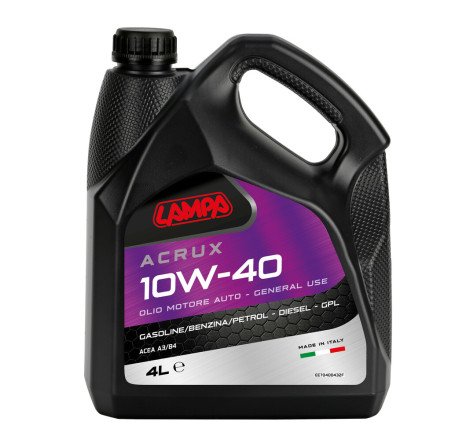 Acrux 10W-40, olio motore...