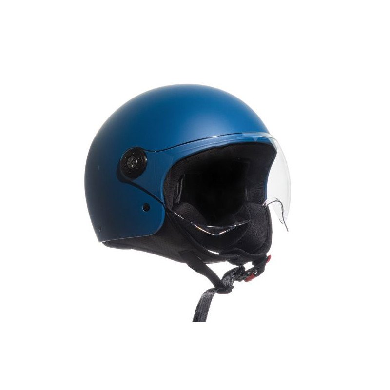 CASCO DEMI JET MONOCOLORE BLU OPACO XXL