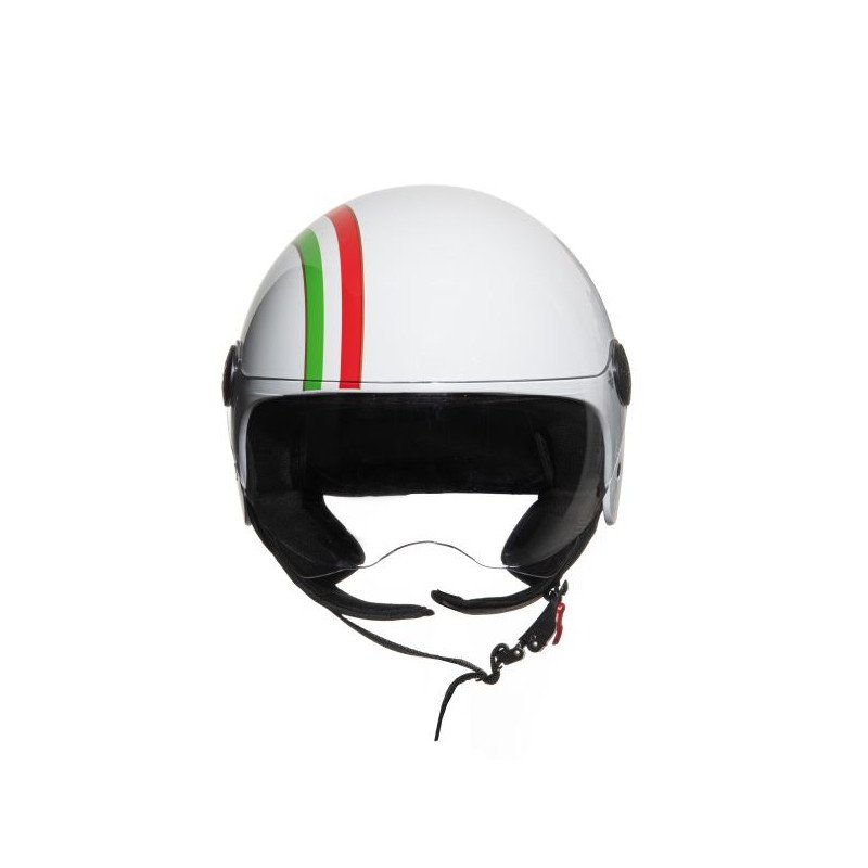 CASCO DEMI JET MONOCOLORE GRAFICA ITALIA NEW L