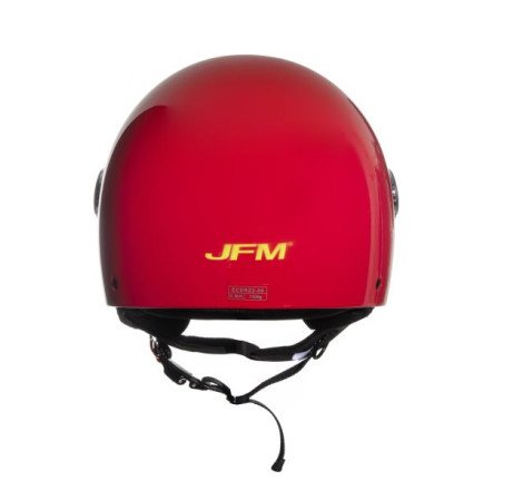 CASCO DEMI JET MONOCOLORE ROSSO NUOVO XXL