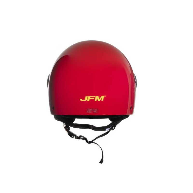 CASCO DEMI JET MONOCOLORE ROSSO NUOVO XXL