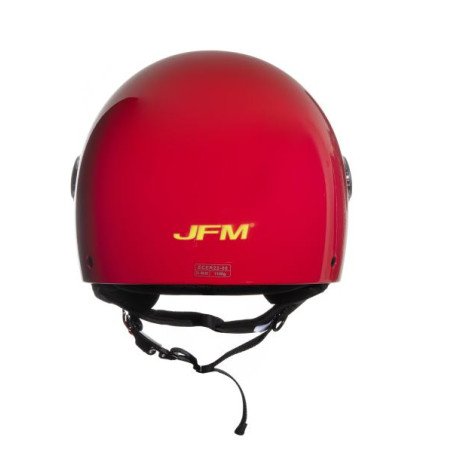 CASCO DEMI JET MONOCOLORE ROSSO NUOVO XXL