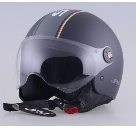 CASCO SCOOTER NERO OPACO L