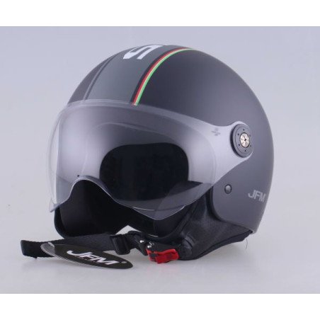 CASCO SCOOTER NERO OPACO S