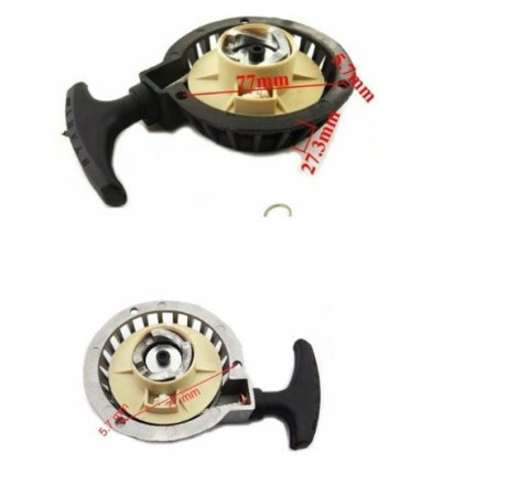 CARTER AVVIAMENTO A STRAPPO EASY START ALLUMINIO PER MINIQUAD, ATV, MINICROSS MIS 77*27.3*5.3 mm