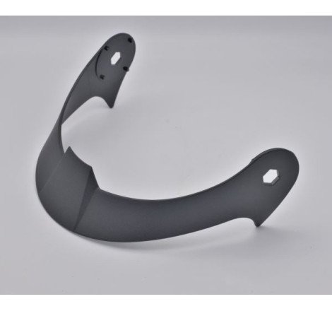 FRONTINO NERO OPACO PER CASCO 550