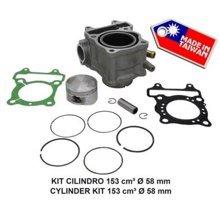 KIT CILINDRO MADE IN TAIWAN COMPATIBILE HONDA SH 150 01-12 CON GUARNIZIONE GRADO A++
