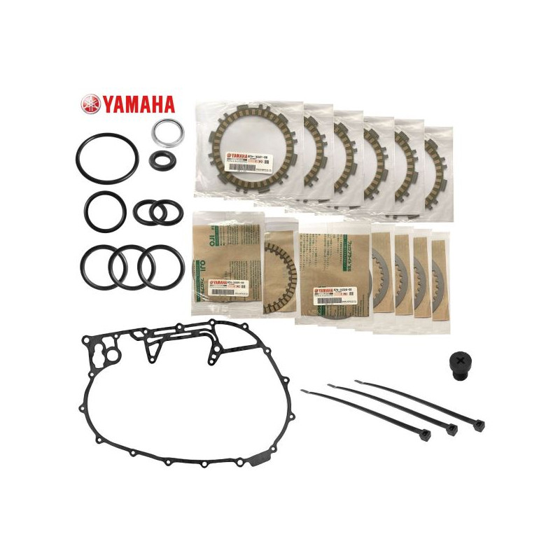 SERIE KIT COMPLETO DISCHI FRIZIONE E GUARNIZIONI ORIGINALE YAMAHA T-MAX 530 / 560 2012-2024