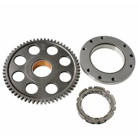 KIT RUOTA LIBERA AVVIAMENTO CON INGRANAGGIO COMPATIBILE APRILIA PEGASO 650 2001-2004, BMW F650 1992-1996
