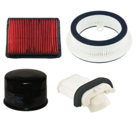 KIT FILTRI COMPLETO COMPATIBILE YAMAHA T MAX 500 2008 2011 (FO7120+FA70040+FA70030+FA70049)