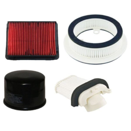 KIT FILTRI COMPLETO COMPATIBILE YAMAHA T MAX 500 2008 2011 (FO7120+FA70040+FA70030+FA70049)