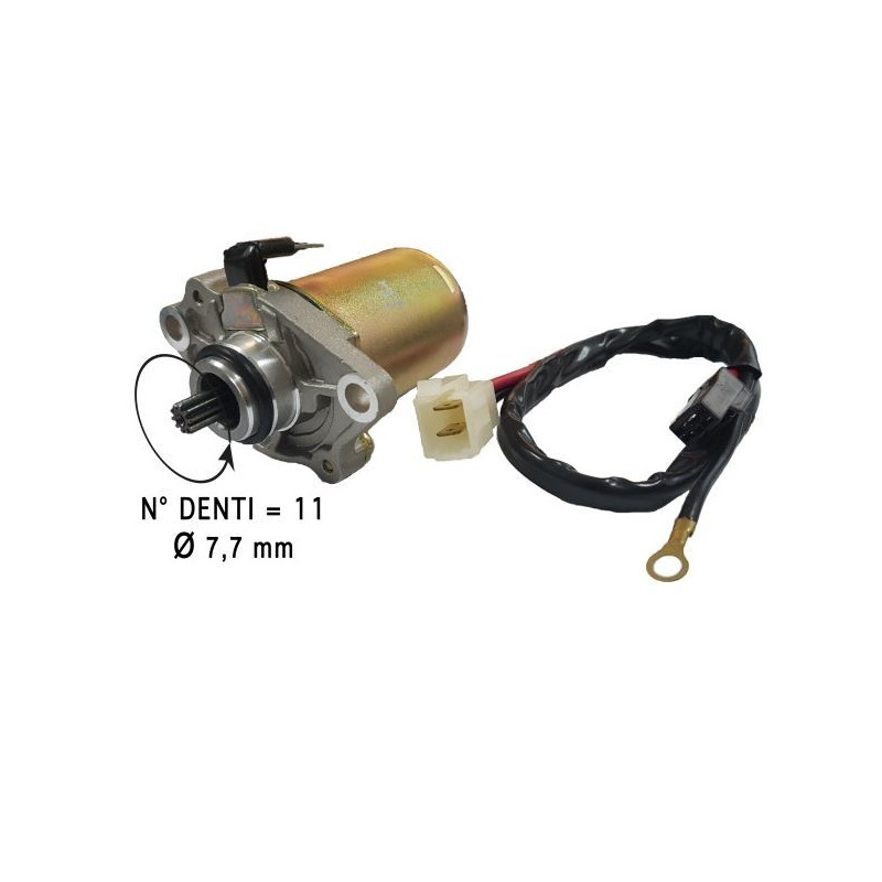 MOTORINO AVVIAMENTO COMPATIBILE PEUGEOT LOOXOR 50 CON CAVO