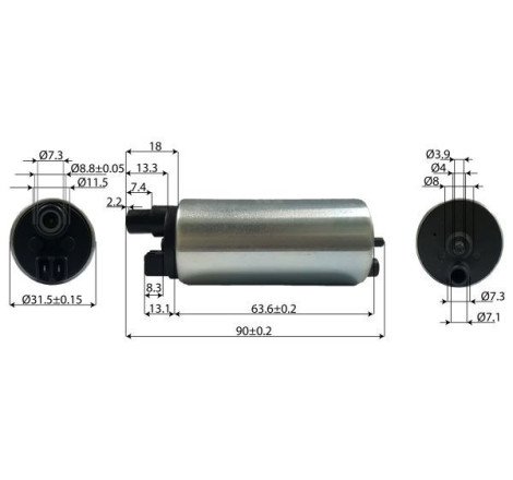 POMPA BENZINA CARBURANTE COMPATIBILE HONDA SH 125 150 N.O.16730-KTF-640 - KYMCO PEOPLE 125-200-300 N.O 00117309