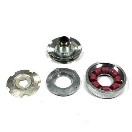 PULEGGIA MOTRICE CON VARIATORE 8 RULLI Ø 100 COMPATIBILE PIAGGIO CIAO - SI - BRAVO 50