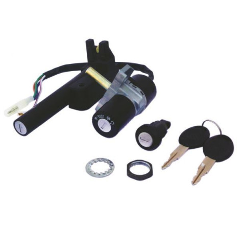KIT QUADRETTO AVVIAMENTO E SERRATURE COMPATIBILE APRILIA 3PZ. SCARABEO 50 oem 8201846