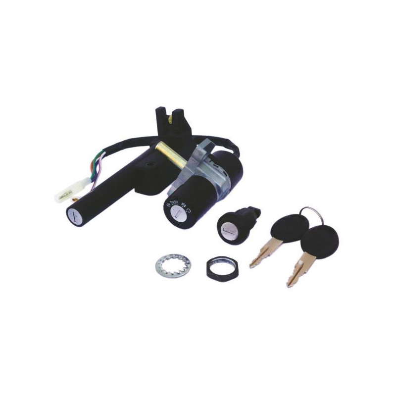 KIT QUADRETTO AVVIAMENTO E SERRATURE COMPATIBILE APRILIA 3PZ. SCARABEO 50 oem 8201846
