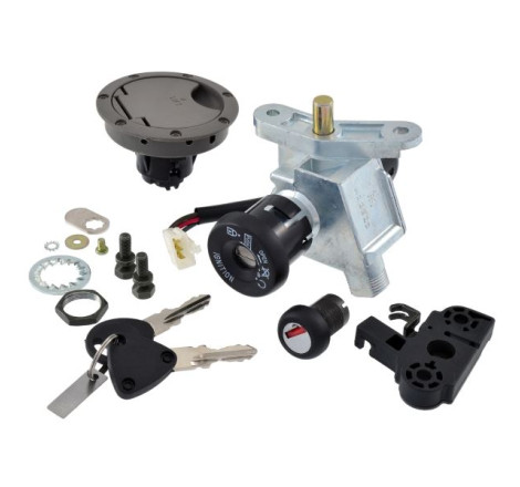 KIT COMPLETO QUADRO E SERRATURE COMPATIBILE YAMAHA AEROX 50 2004-2012, N.O.5WJH20211000