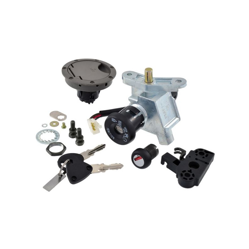 KIT COMPLETO QUADRO E SERRATURE COMPATIBILE YAMAHA AEROX 50 2004-2012, N.O.5WJH20211000