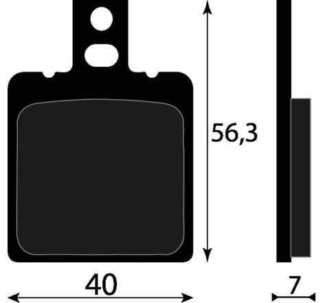 PASTIGLIE FRENO ORGANICHE COMPATIBILE APRILIA LEONARDO 125 ANTERIORE