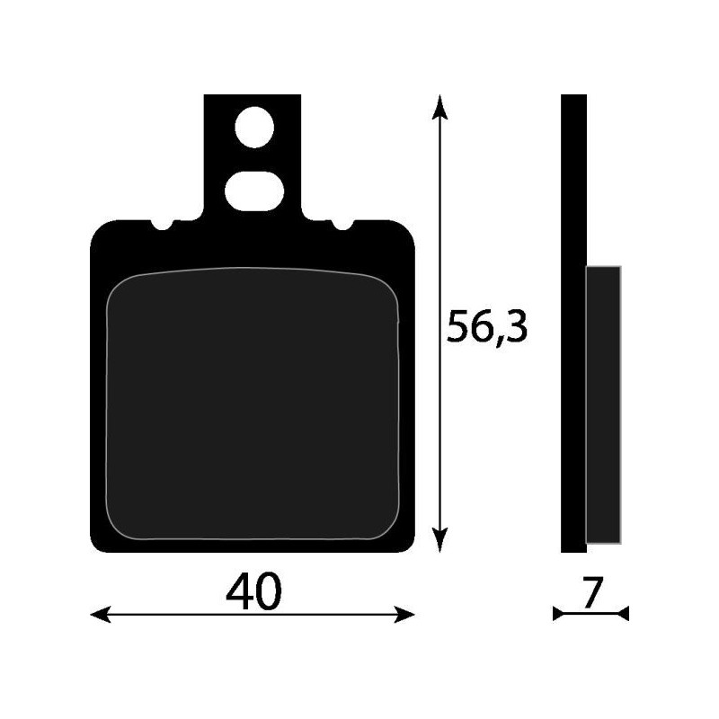 PASTIGLIE FRENO ORGANICHE COMPATIBILE APRILIA LEONARDO 125 ANTERIORE