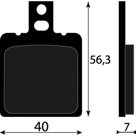 PASTIGLIE FRENO ORGANICHE COMPATIBILE APRILIA LEONARDO 125 ANTERIORE
