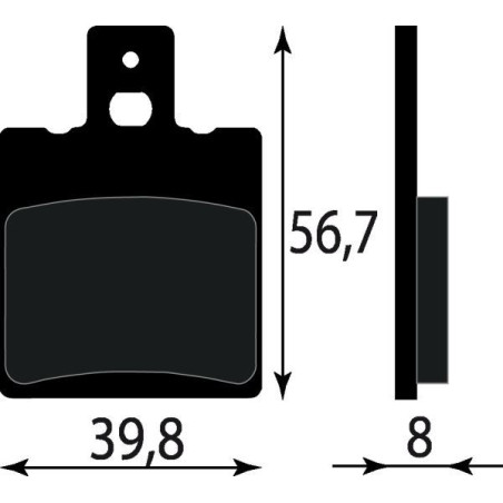 PASTIGLIE FRENO ORGANICHE COMPATIBILE APRILIA LEONARDO 125 150 ANT.