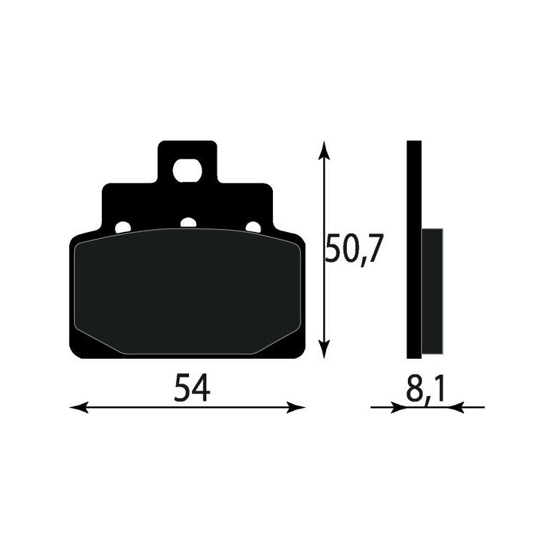 PASTIGLIE FRENO ORGANICHE COMPATIBILE APRILIA LEONARDO 125 ANT POST