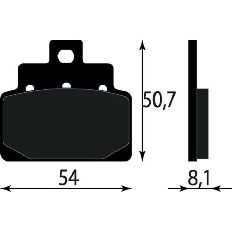 PASTIGLIE FRENO ORGANICHE COMPATIBILE APRILIA LEONARDO 125 ANT POST