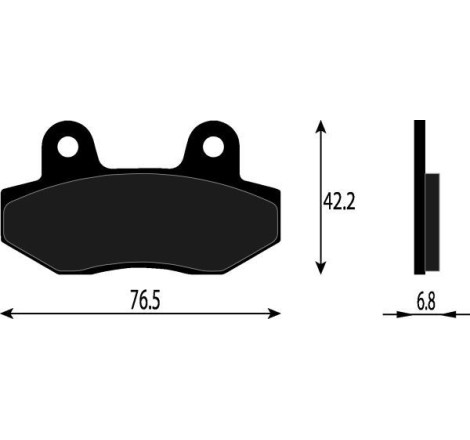 PASTIGLIE FRENO ORGANICHE COMPATIBILE KYMCO ACTIVE 50 ANTERIORI