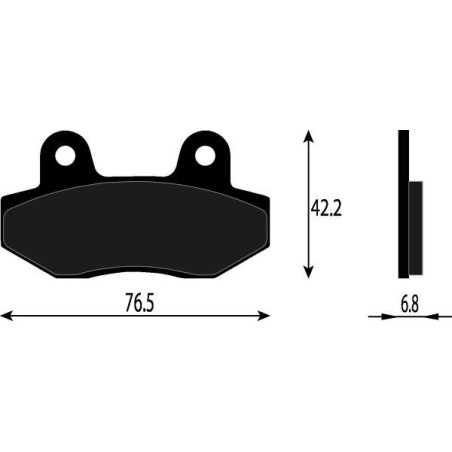 PASTIGLIE FRENO ORGANICHE COMPATIBILE KYMCO ACTIVE 50 ANTERIORI