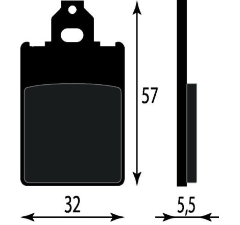 PASTIGLIE FRENO ORGANICHE COMPATIBILE PIAGGIO FREE 50 ANT