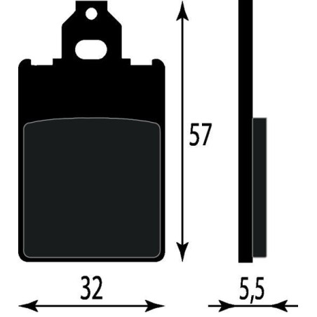 PASTIGLIE FRENO ORGANICHE COMPATIBILE PIAGGIO FREE 50 ANT