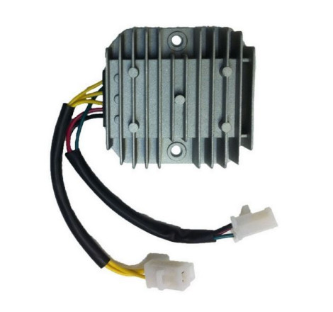 REGOLATORE DI TENSIONE RADDRIZZATORE 6 CAVI 2 CONNETTORI COMPATIBILE KYMCO PEOPLE S 250 06 12V 15A N.O.00168139