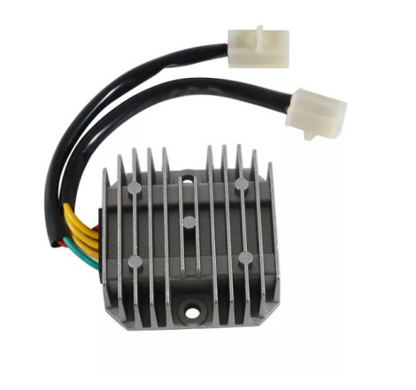 REGOLATORE DI TENSIONE RADDRIZZATORE 5 CAVI 2 CONNETTORI COMPATIBILE KYMCO AGILITY 125 200 12V 15A