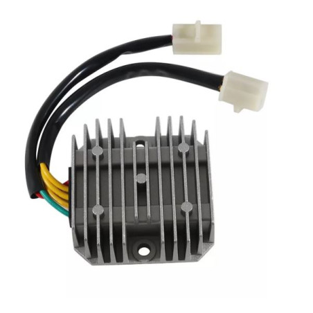 REGOLATORE DI TENSIONE RADDRIZZATORE 5 CAVI 2 CONNETTORI COMPATIBILE KYMCO AGILITY 125 200 12V 15A