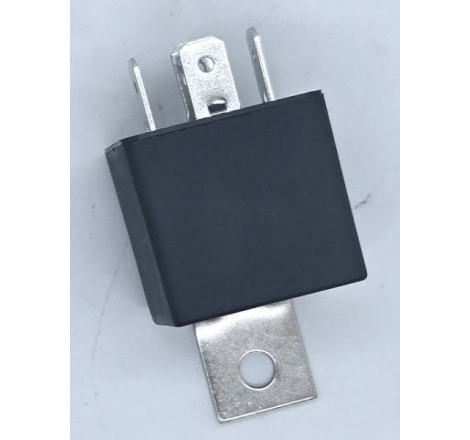 RELE' LUCI 12V-40A (2X20A), 5 FASTON MEDI DOPPIA USCITA CON STAFFA