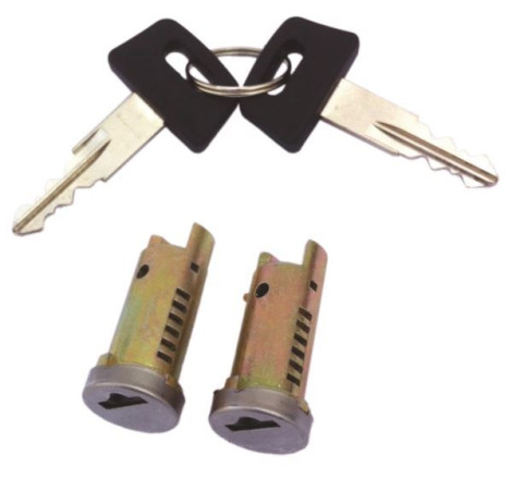 KIT SERRATURA 2 CILINDRETTI 2 CHIAVI COMPATIBILE PIAGGIO GILERA