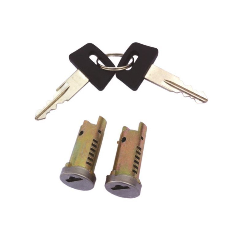 KIT SERRATURA 2 CILINDRETTI 2 CHIAVI COMPATIBILE PIAGGIO GILERA